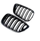 Двойни Бъбреци Решетки За БМВ BMW F22 F23 F24 F27 E87 2012г.-2018г. Черен Гланц Лак - Avtozona