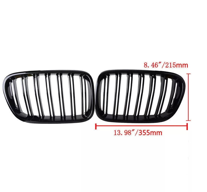 Двойни Бъбреци Решетки За БМВ BMW X3 F25 Преди Фейслифт 2010г.-2014г. Черен Гланц Лак - Avtozona