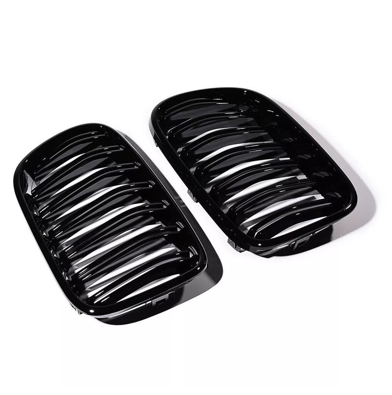 Двойни Бъбреци Решетки За БМВ BMW X3 F25 Преди Фейслифт 2010г.-2014г. Черен Гланц Лак - Avtozona