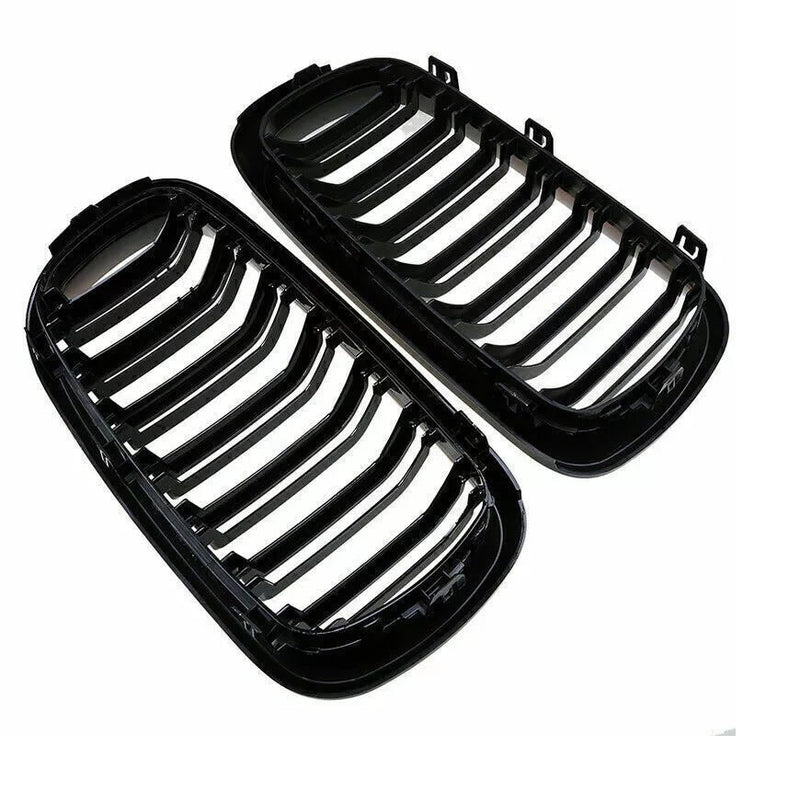 Двойни Бъбреци Решетки За БМВ BMW X5 X6 F15 F85 F16 F86 2014 + Черен Гланц Лак - Avtozona