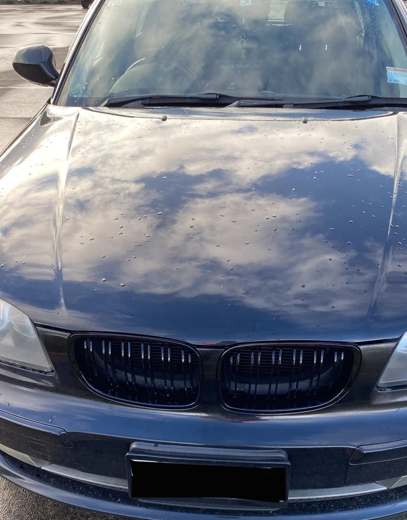Двойни Бъбреци Решетки За БМВ BMW 1-ва Серия Фейслифт Facelift E81 E82 E87 E88 2008г.-2011г. Черен Гланц Лак - Avtozona