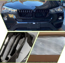 Двойни Бъбреци Решетки За БМВ BMW X3 X4 FACELIFT F25 F26 2014 - 2017г. Черен Гланц Лак - Avtozona