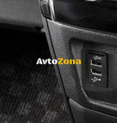 Двойно USB УСБ Зарядно за Вграждане за Peugeot 307 Пежо 12V 4.2 Amp - Avtozona