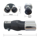 Накрайник за ауспух - Двоен, кръгъл дизайн