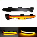 Диодни мигачи за странични огледала за Skoda Fabia (2014 + ) Rapid (2012 + ) / Seat Toledo (2012 + ) - опушени с бягащ мигач - Avtozona