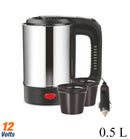 Електрическа термокана чайник с кабел и 2 броя чаши - 12V / 250W / 500ml - Avtozona