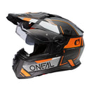 ЕНДУРО КАСКА D-SRS SQUARE V.24 BLACK/GRAY/ORANGE - Avtozona