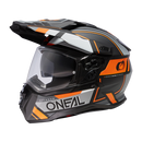 ЕНДУРО КАСКА D-SRS SQUARE V.24 BLACK/GRAY/ORANGE - Avtozona