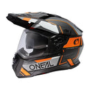ЕНДУРО КАСКА D-SRS SQUARE V.24 BLACK/GRAY/ORANGE - Avtozona