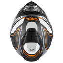 ЕНДУРО КАСКА D-SRS SQUARE V.24 BLACK/GRAY/ORANGE - Avtozona