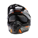 ЕНДУРО КАСКА D-SRS SQUARE V.24 BLACK/GRAY/ORANGE - Avtozona