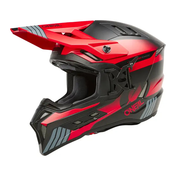 ЕНДУРО КАСКА O’NEAL EX-SRS HITCH BLACK/GRAY/RED V.24 - Avtozona