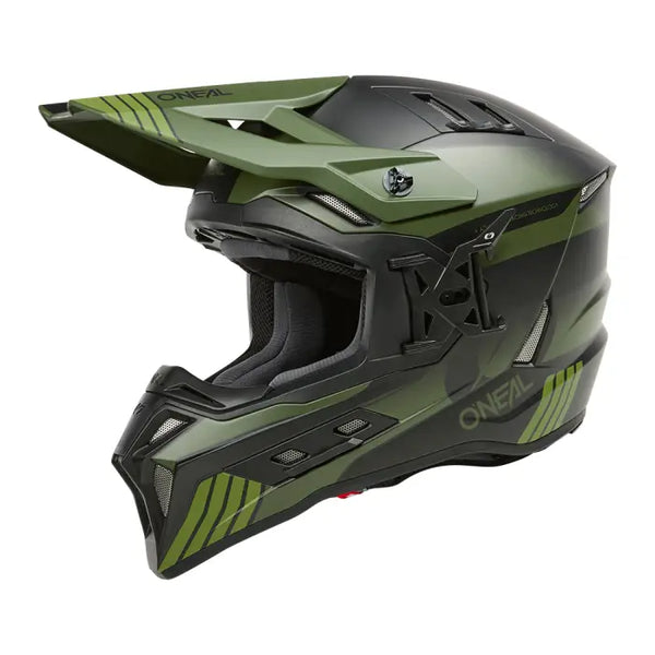 Ендуро каска O’NEAL EX-SRS HITCH BLACK/OLIVE V.24 - Avtozona