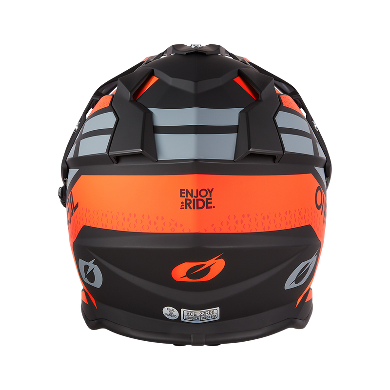 ЕНДУРО КАСКА O’NEAL SIERRA II R ORANGE/BLACK/GRAY V.24 - Avtozona