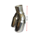 Накрайник за ауспух - Двоен, кръгла форма