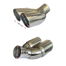 Накрайник за ауспух - Двоен, кръгла форма