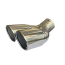 Накрайник за ауспух - Двоен, кръгла форма