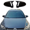 Черни гланцови капаци за огледала за VW Golf 7 (2012-2019)