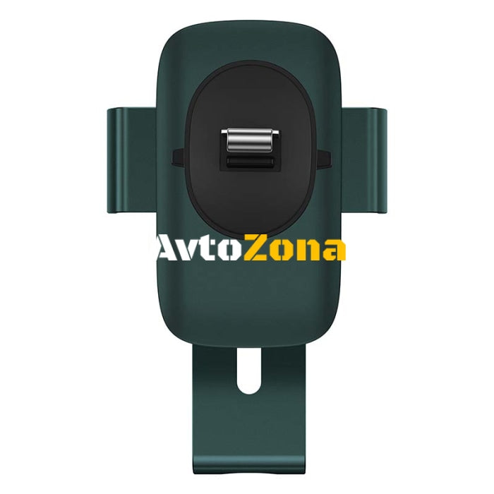 Гравитационен държач за телефон за вентилационна решетка на Baseus Metal Age II зелен - Avtozona