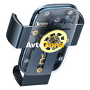 Гравитационен държач за телефон за кръгла вентилационна решетка Baseus Metal Age II тъмносив (SUJS030013) - Avtozona