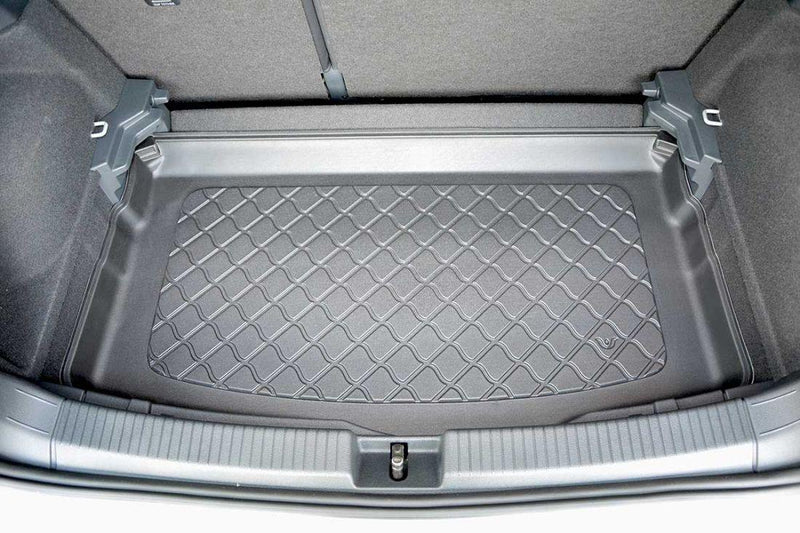 Гумирана стелка за багажник за Volkswagen T-Cross (2019 + ) lower boot; adjustable boot floor in the lowest position - Avtozona