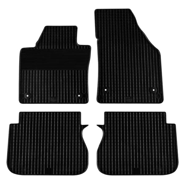 Гумени стелки Gumarny Zubri за VW Caddy (2003-2019) С кръгли отвори - Avtozona