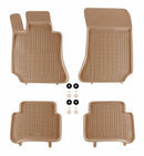 Гумени стелки Rezaw-Plast за Mercedes CLS C218 (2011-2018) бежови - тип леген - Avtozona