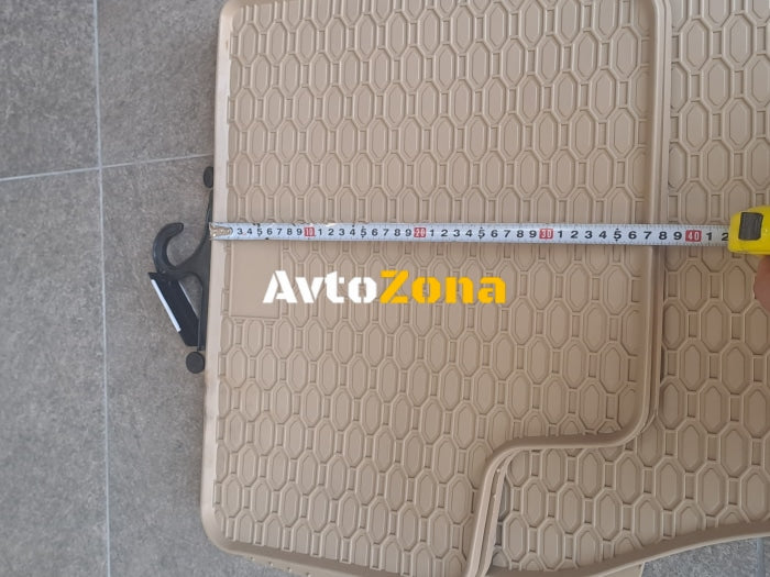 Гумени стелки за Opel Astra H (2004 + ) - бежови - Avtozona