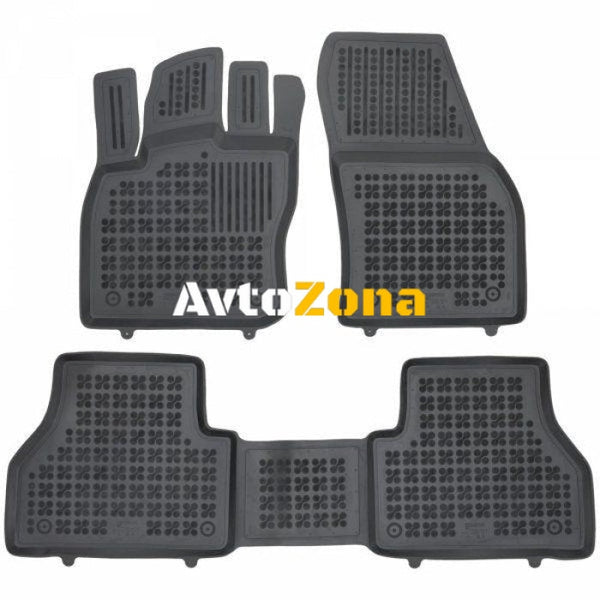 Гумени стелки за Volkswagen Caddy (2021 + ) 5 seats - тип леген - Avtozona