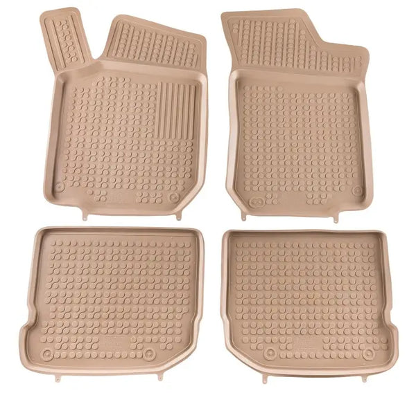 Гумени стелки Rezaw-Plast за VW Golf IV (1997-2003) Тип леген / Бежови - Avtozona
