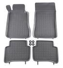 Гумени стелки Rezaw-Plast за Mercedes C-Class W203 (2000-2007) тип леген - сиви - Avtozona