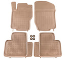 Гумени стелки Rezaw-Plast за Mercedes GL X164 (2006-2012) - тип леген бежови - Avtozona