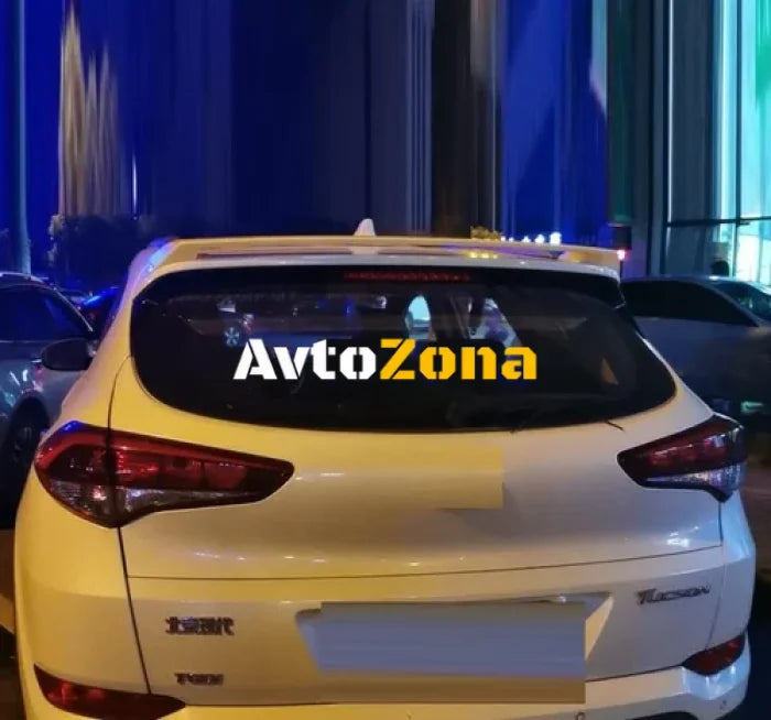 Hyundai Tuscon (2017 + ) - Спойлер антикрило черен гланц - Avtozona