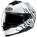 Каска HJC i71 Celos White/Black/Green - Avtozona
