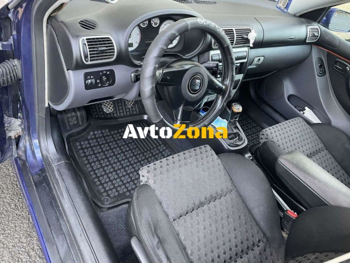 Гумени стелки за Golf 4 / VW Bora / Beetle / Skoda Octavia 1 (1997-2010) / Seat Leon / Seat Toledo (1999-2005) - тип леген - Avtozona