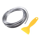 Интериорна лента за автомобил – Сребриста 5 м - Avtozona