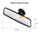 Интериорно огледало за автомобил за обратно виждане с вакуум 24 x 6cm - Avtozona