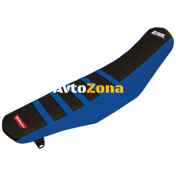 Калъф за седалка тип зебра Polisport Yamaha YZF250 - 2019-21 / YZF450 - 2018-21 Black/Blue - Avtozona