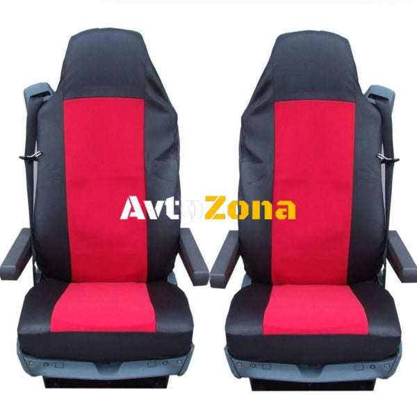 Калъф/Тапицерия Flexzon за седалки на SCANIA R 620 580 560 440 500 480 Червени - Avtozona