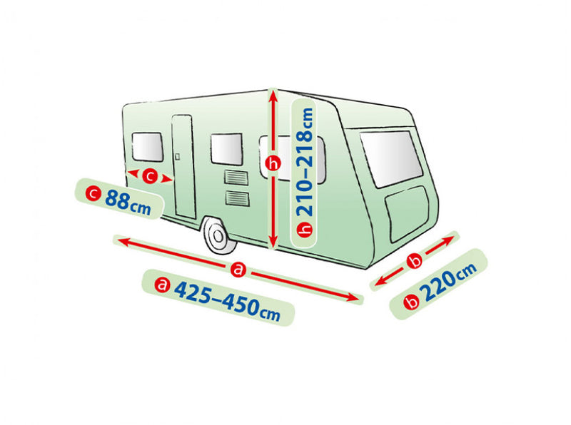 Покривало за каравани Kegel серия Mobile 450ER, Синьо