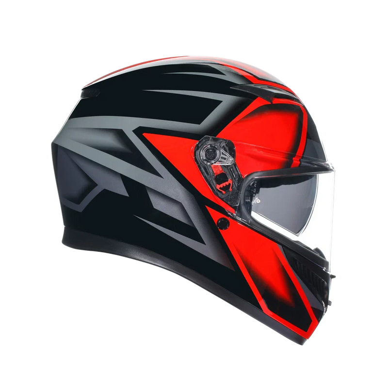 КАСКА AGV K3 -COMPOUND BLACK/RED - Avtozona