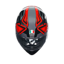КАСКА AGV K3 -COMPOUND BLACK/RED - Avtozona