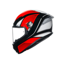 Каска AGV K6 S DOT(E2206) - HYPHEN BLACK/RED/WHITE - Avtozona