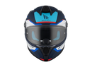 Каска MT TARGO S KAY C7 MATT WHITE/BLUE - Avtozona