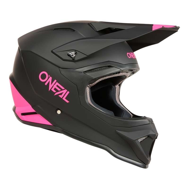 КАСКА O’NEAL 1SERIES SOLID BLACK/PINK V.24 - Avtozona