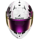 КАСКА SHARK D-SKWAL 3 LADY MAYFER GLOSS WHITE/PINK - Avtozona