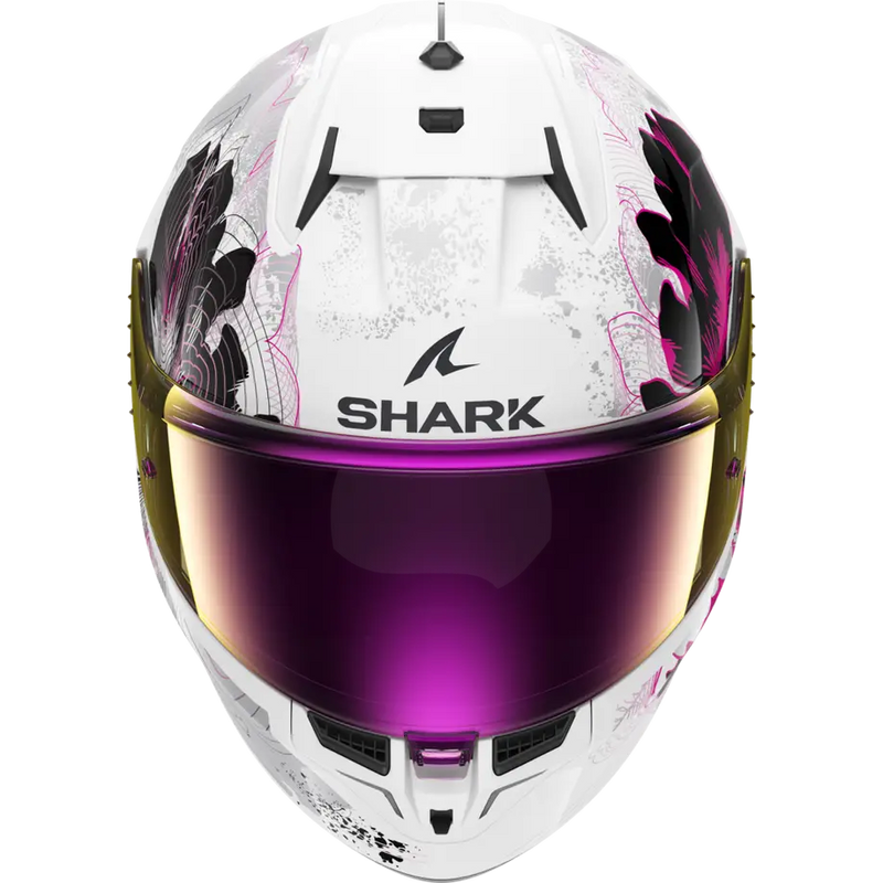 КАСКА SHARK D-SKWAL 3 LADY MAYFER GLOSS WHITE/PINK - Avtozona