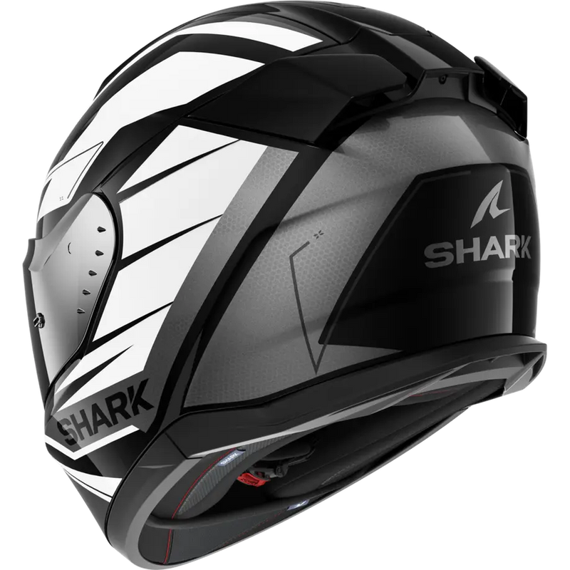 Каска SHARK D-SKWAL 3 SIZLER GLOSS BLACK/GREY/WHITE - Avtozona