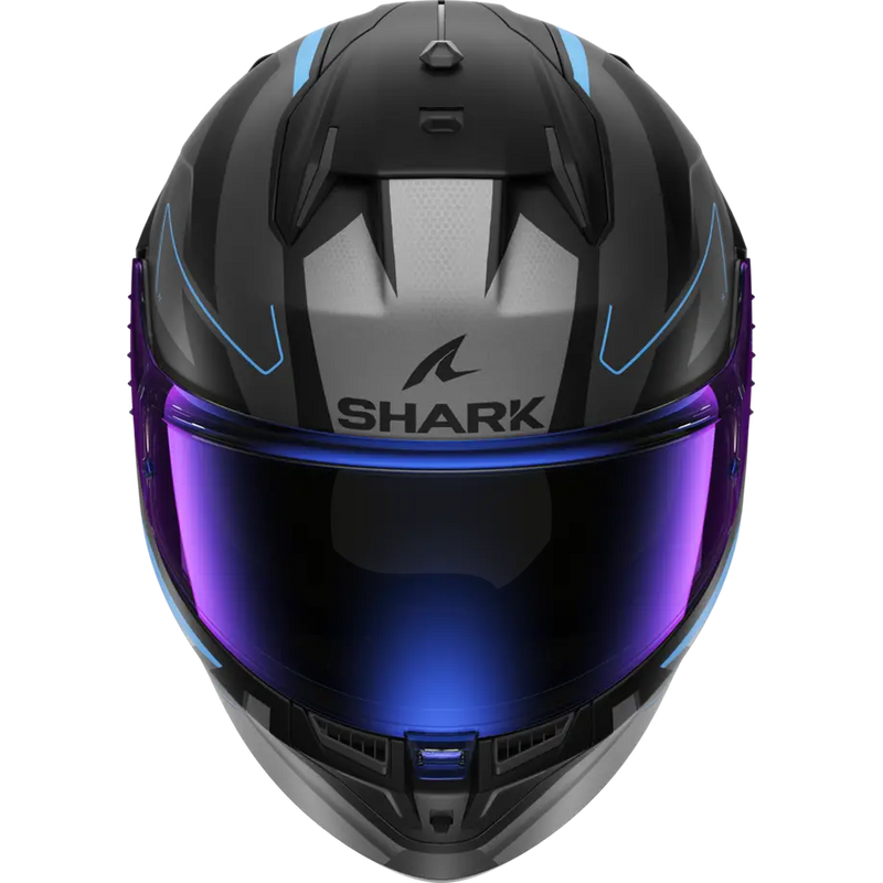 КАСКА SHARK D-SKWAL 3 SIZLER MATT BLACK/GREY/BLUE - Avtozona