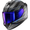 КАСКА SHARK D-SKWAL 3 SIZLER MATT BLACK/GREY/BLUE - Avtozona